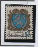 Stamps Czechoslovakia -  Escudo d' Armas: Miada Boleslav