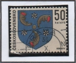 Stamps Czechoslovakia -  Escudo d' Armas: Krnov