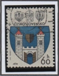 Stamps Czechoslovakia -  Escudo d' Armas: Jicin