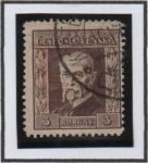 Stamps Czechoslovakia -  Pres. Masaryk