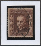 Stamps Czechoslovakia -  Pres. Masaryk