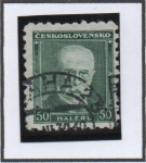 Stamps Czechoslovakia -  Pres. Masaryk