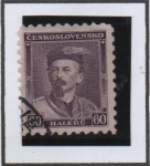 Stamps Czechoslovakia -  Miroslav Tyrs