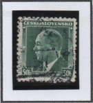 Stamps Czechoslovakia -  Pres. Eduard Benes