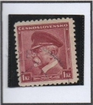 Stamps Czechoslovakia -  Pres. Masaryk