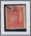 Stamps Czechoslovakia -  Gen. Milan Stefanik