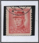 Stamps Czechoslovakia -  Gen. Milan Stefanik