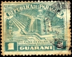 Stamps Paraguay -  Faro de Colón, ciudad de Trujillo República Dominicana.