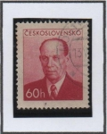 Sellos de Europa - Checoslovaquia -  Pres. Antonín  Zapotocky