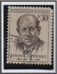 Sellos de Europa - Checoslovaquia -  Pres. Antonín  Zapotocky