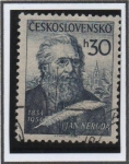 Stamps Czechoslovakia -  Jan Neruda