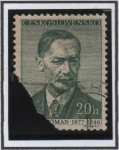 Stamps Czechoslovakia -  Karel Toman