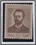 Sellos de Europa - Checoslovaquia -  Anton P. Chekhov