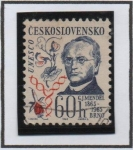 Stamps Czechoslovakia -  Gregor Johann