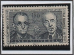 Stamps Czechoslovakia -  Miloslav Valouch y Juraj Hronec