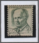 Stamps Czechoslovakia -  Pres. Ludvilk Svoboda