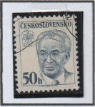 Sellos de Europa - Checoslovaquia -  Pres. Gustav Husak