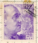 Stamps Spain -  franco