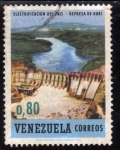 Stamps Venezuela -  1968 Electrificacion del pais:presa de Guri
