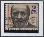 Stamps Czechoslovakia -  Emilio Zola