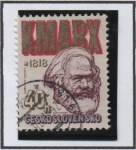 Stamps Czechoslovakia -  Karl Marx