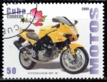Stamps : America : Cuba :  Motos-Hyosung-GT B.