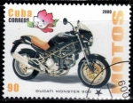 Stamps : America : Cuba :  Motos-Ducati Monster 900.