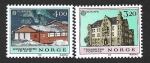 Sellos del Mundo : Europa : Noruega : 980-981 - Oficinas Postales