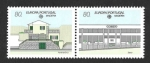 Sellos de Europa - Portugal -  137-138a - Oficinas Postales (MADEIRA)