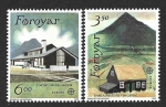 Stamps : Europe : Denmark :  205-206 - Oficina Postal (ISLAS FEROE)