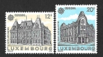 Stamps Europe - Luxembourg -  833-834 - Oficinas Postales