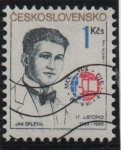 Stamps Czechoslovakia -  Jan Opletal