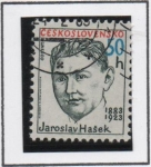 Stamps Czechoslovakia -  Jaroslav Hasek