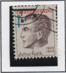 Stamps Czechoslovakia -  Julius Fucik