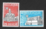 Stamps Belgium -  1343-1344 - Oficinas Postales