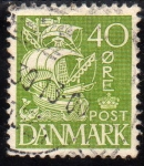 Sellos de Europa - Dinamarca -  1933 Nao(carabela) Y221