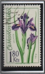 Stamps Czechoslovakia -  Flores: Iris