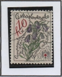 Sellos de Europa - Checoslovaquia -  Flores: Alpine Belfrlower