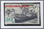 Sellos de Europa - Checoslovaquia -  Transporte Industrial: Republica
