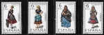 Stamps Spain -  Trajes tipicos