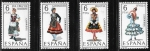 Stamps Spain -  Trajes tipicos