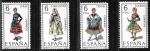 Stamps Spain -  Trajes típicos
