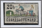Stamps : Europe : Czechoslovakia :  Bicicletas: 1978