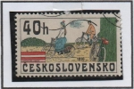 Stamps : Europe : Czechoslovakia :  Bicicletas: 1910