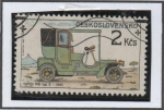 Stamps Czechoslovakia -  Automoviles Clasicos: Tatra NW tipo E, 1905