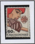 Stamps Czechoslovakia -  Deportes: Hokry