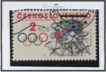Stamps Czechoslovakia -  Deportes: Ciclismo
