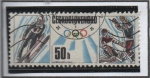 Stamps Czechoslovakia -  Deportes: Ski Jumping ice Hokey