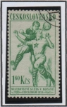 Stamps Czechoslovakia -  Deportes: Futbol