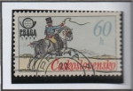 Stamps Czechoslovakia -  Uniformes Postales: Jinete Frances  